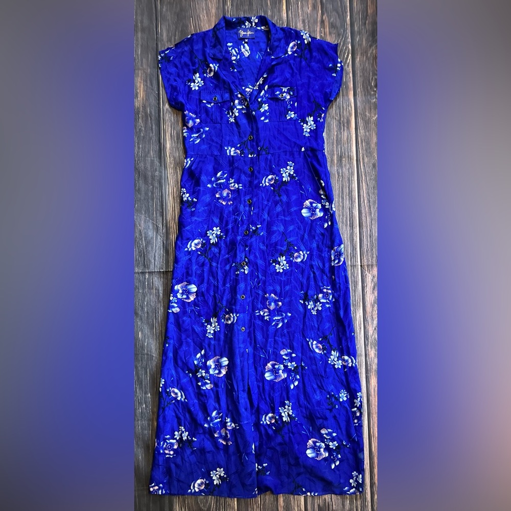 Yumi Kim Silk Maxi Dress- Medium